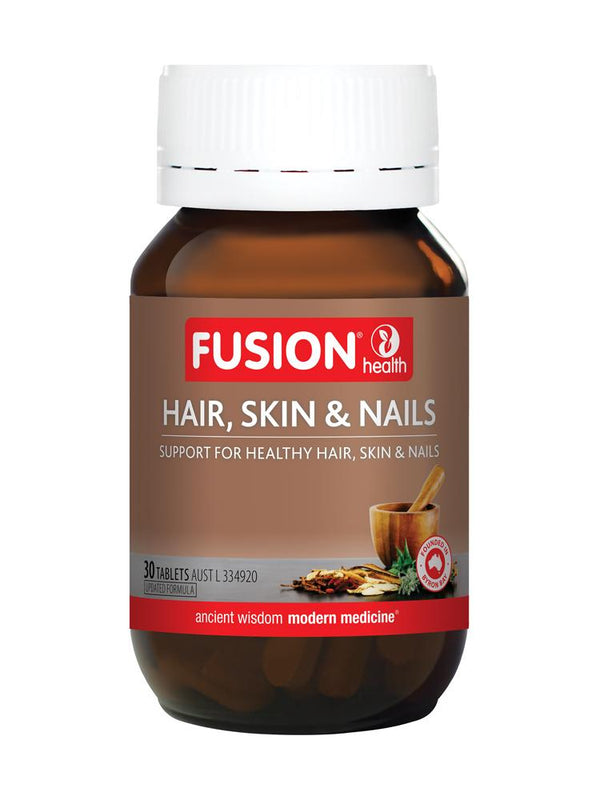 Fusion Hair, Skin & Nails Supplement Global Therapeutics Pty Ltd 30 tabs 