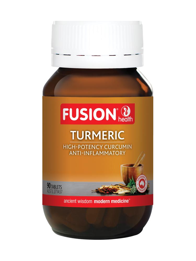 Fusion Turmeric Supplement Global Therapeutics Pty Ltd 90 tabs 