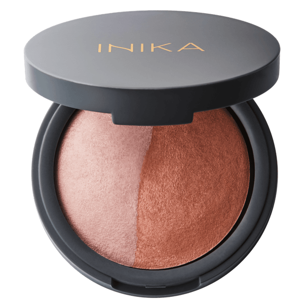 Inika Baked Mineral Blush Duo Natural Makeup Total Beauty Network 6.5g Pink Tickle 