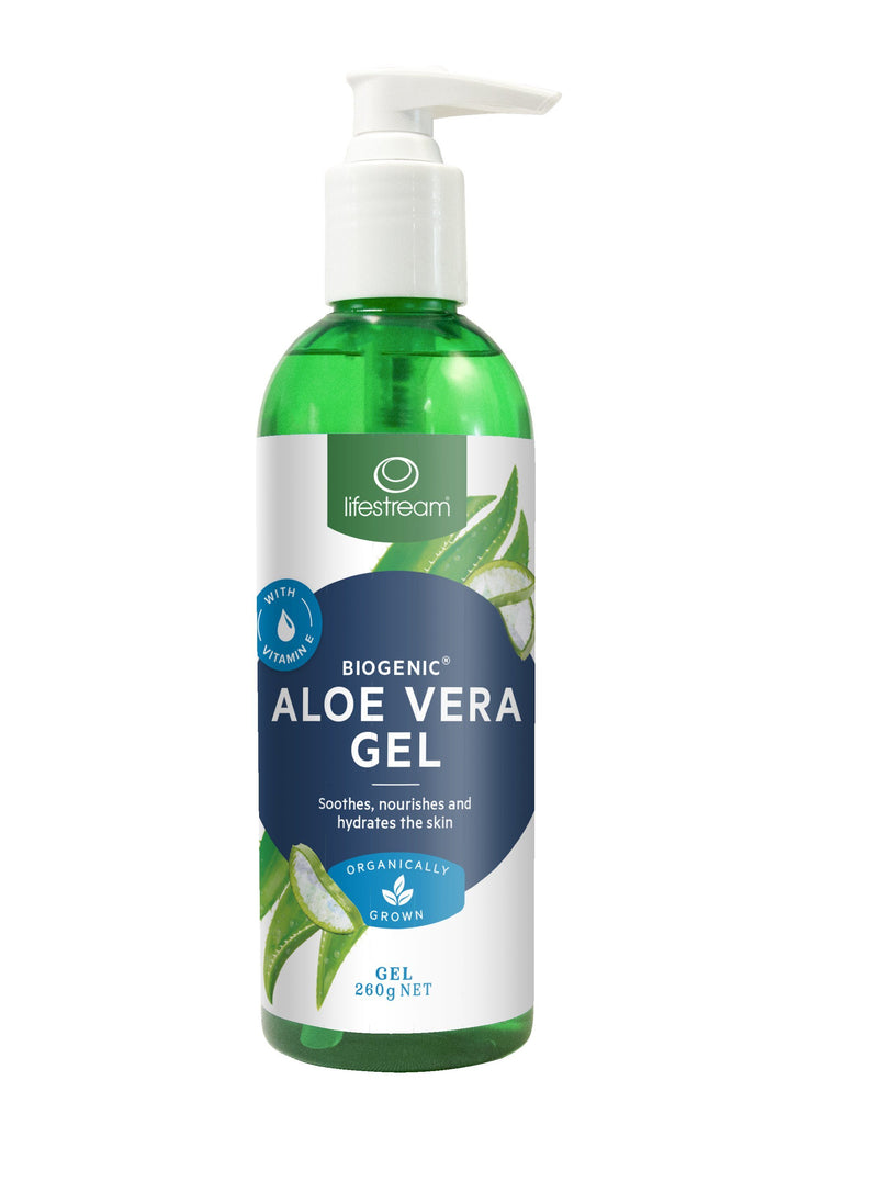 Lifestream Biogenic® Aloe Vera Gel Natural Skincare Integria Health Care 260g 