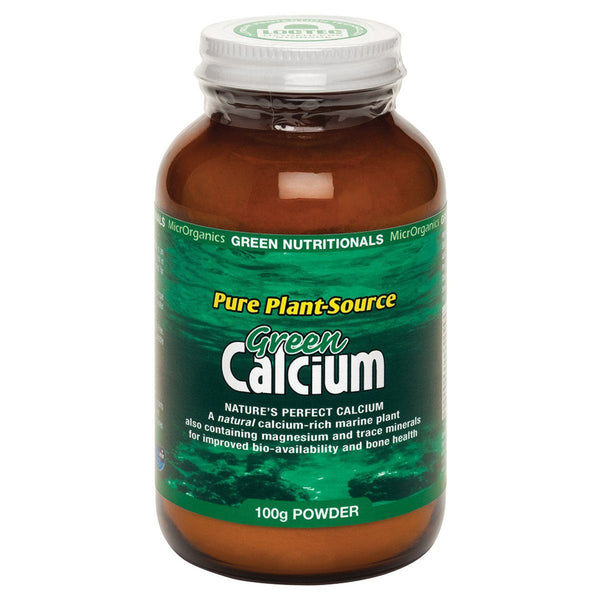 MicrOrganics Green Calcium Powder Supplement Oborne Health Supplies 