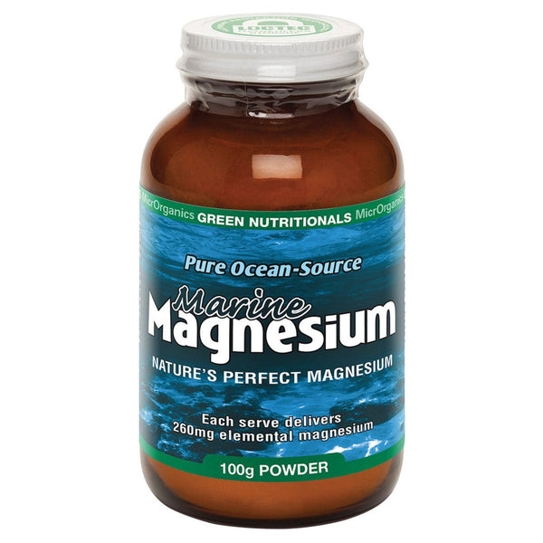 MicrOrganics Marine Magnesium Powder Supplement Oborne Health Supplies 