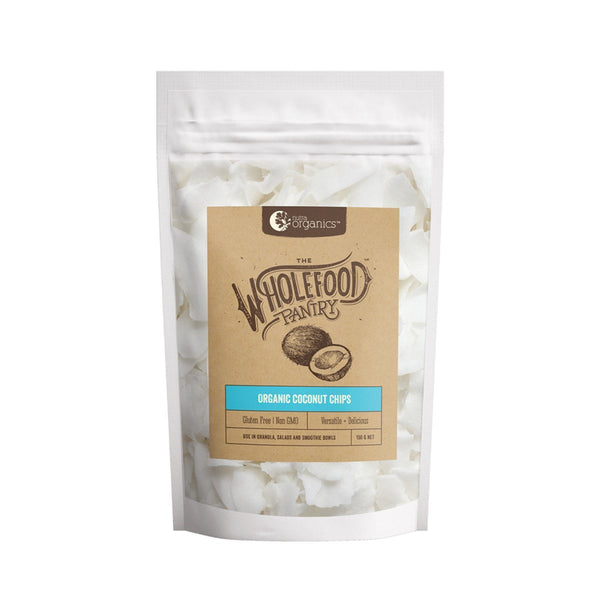 NutraOrganics The WholeFood Pantry Organic Coconut Chips Grocery Oborne Health Supplies 
