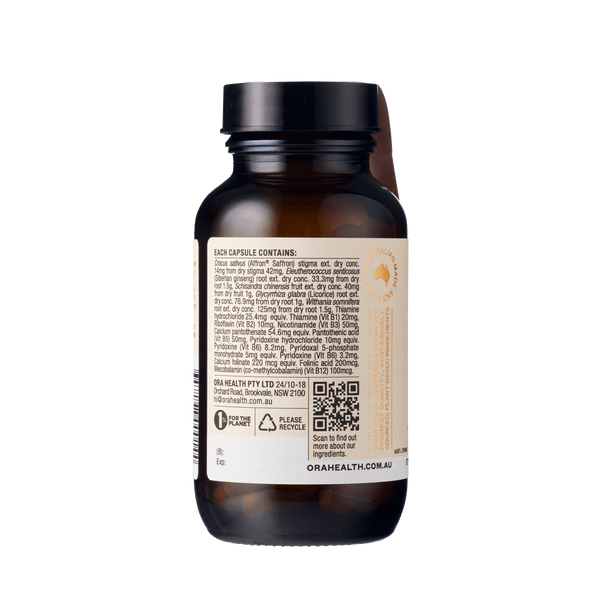 Ora Adaptogen Tonic+ 60 capsules Supplement Oborne Health Supplies 
