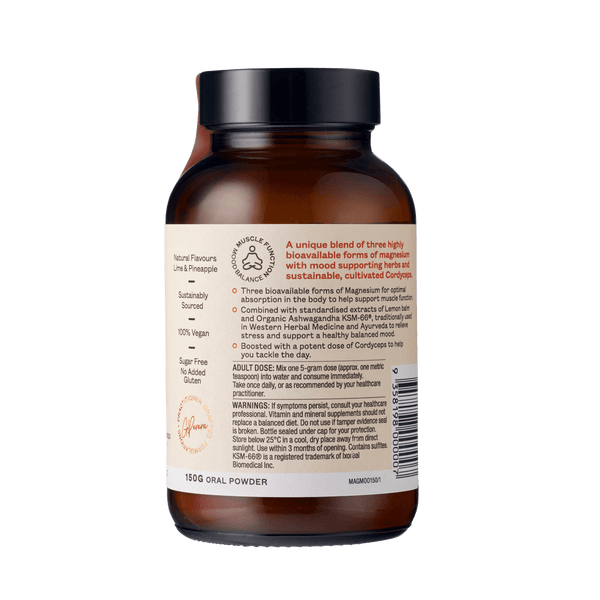 Ora Mag3 Mood Powder 150g Supplement Oborne Health Supplies 