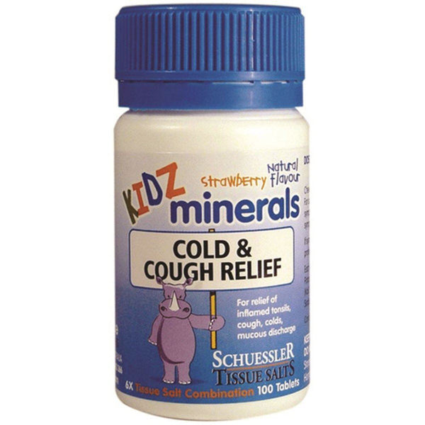 Schuessler Kidz Cough & Cold Relief 100 tabs Supplement Oborne Health Supplies 