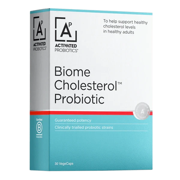Activated Probiotics Biome Cholesterol 30vc Supplement Oborne Health Supplies/CH2 
