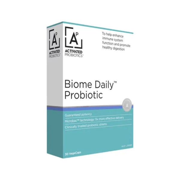 Activated Probiotics Biome Daily 30 caps Supplement Oborne Health Supplies/CH2 