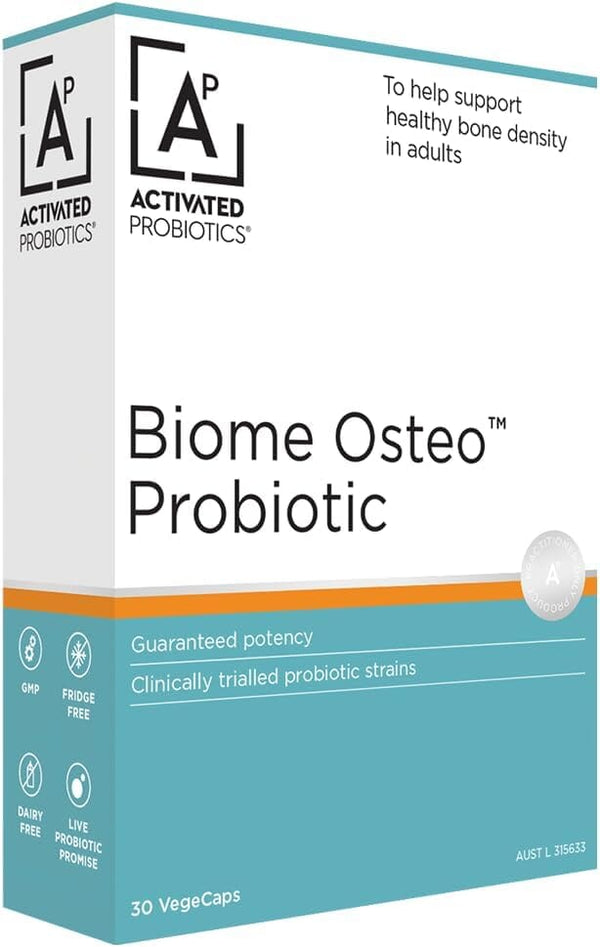 Activated Probiotics Biome Osteo 30 caps Supplement Oborne Health Supplies/CH2 