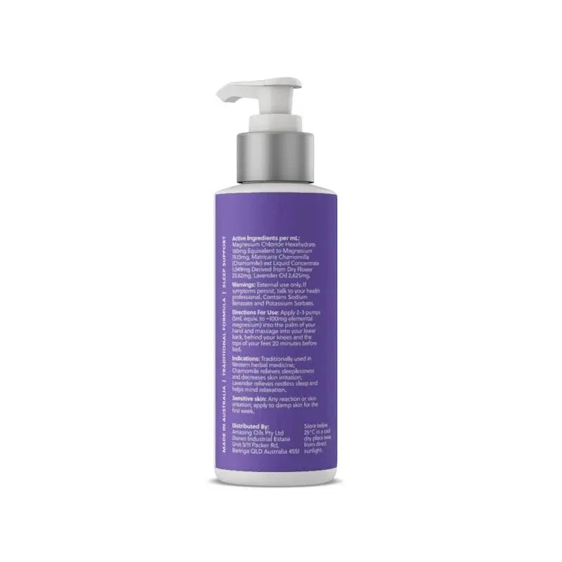 Amazing Oils Magnesium Sleep lotion with Lavender & Chamomile 125mL Health & Beauty Unique Health Products 