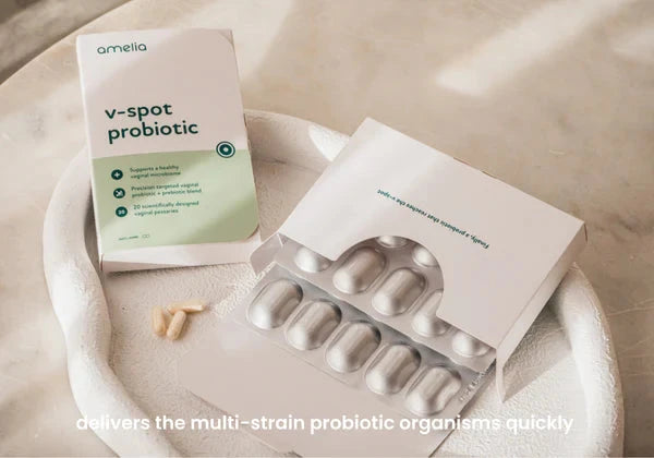 Amelia V-Spot Probiotic Vaginal Pessaries X 10 Pack Supplement Oborne Health Supplies/CH2 