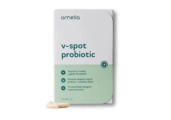 Amelia V-Spot Probiotic Vaginal Pessaries X 10 Pack Supplement Oborne Health Supplies/CH2 