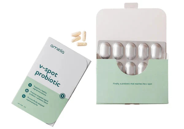 Amelia V-Spot Probiotic Vaginal Pessaries X 10 Pack Supplement Oborne Health Supplies/CH2 