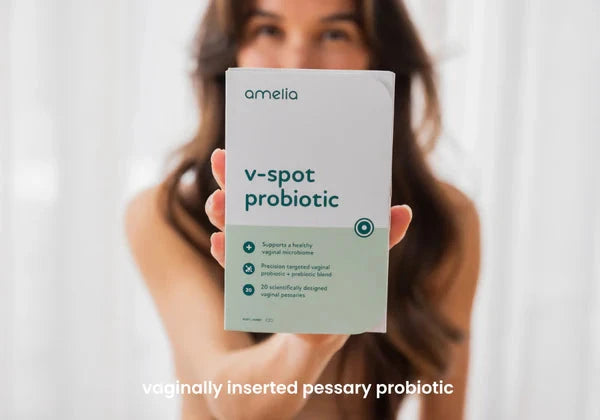 Amelia V-Spot Probiotic Vaginal Pessaries X 10 Pack Supplement Oborne Health Supplies/CH2 
