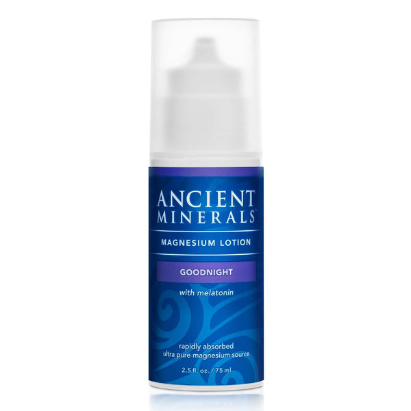 Ancient Minerals Magnesium Good Night Melatonin Lotion 75ml Natural Skincare Oborne Health Supplies/CH2 