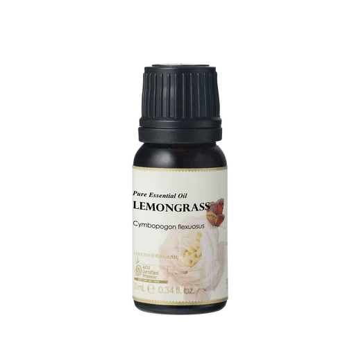 Ausganica Organic Essential Oil Lemongrass 10ml Health & Beauty Oborne Health Supplies/CH2 