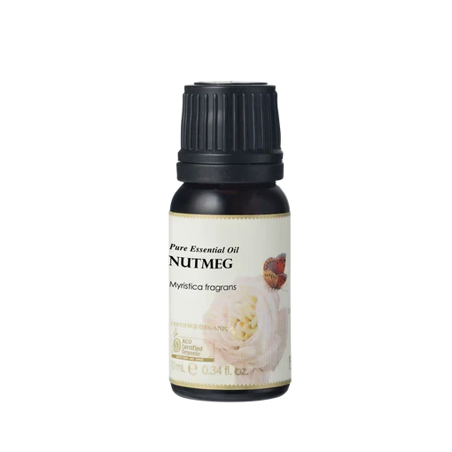 Ausganica Organic Essential Oil Nutmeg 10ml Health & Beauty Oborne Health Supplies/CH2 