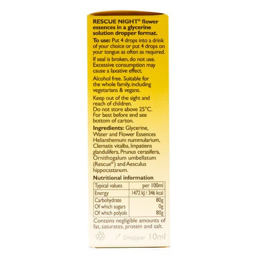 Bach Flower Rescue Sleep Supplement Oborne Health Supplies/CH2 