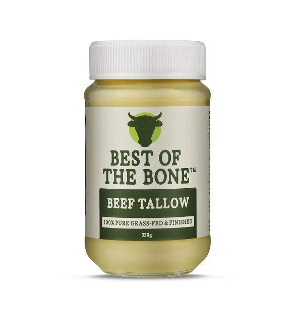 Best Of The Bone Beef Tallow Pure Grass-Fed Suet Dripping 320G Supplement Oborne Health Supplies/CH2 