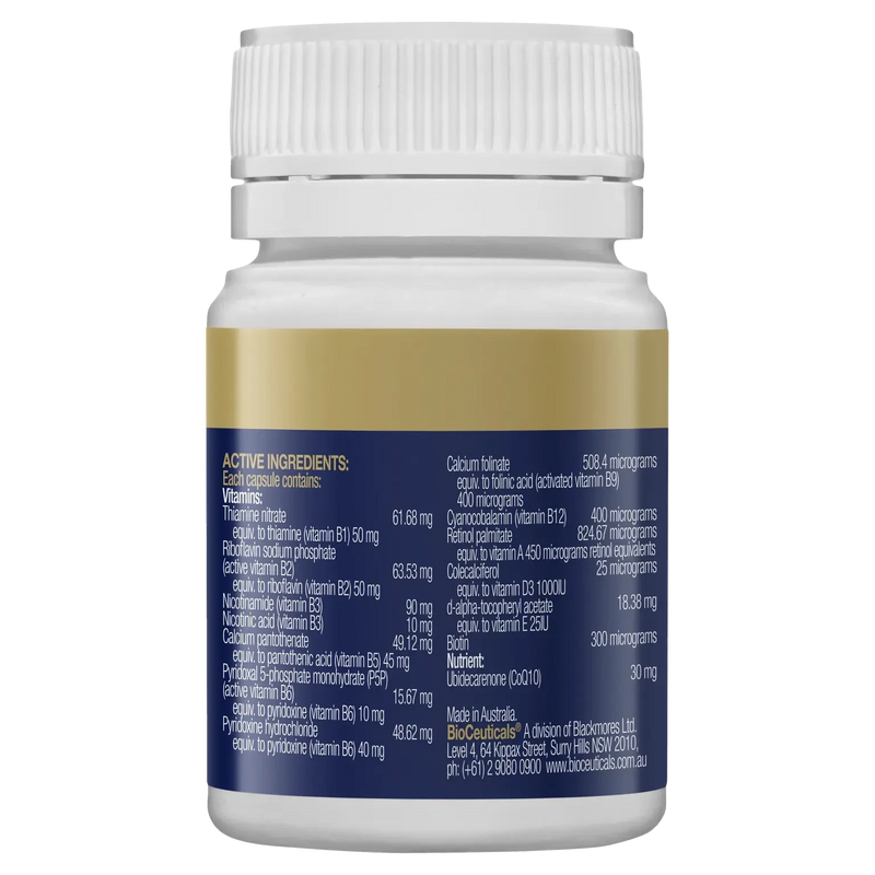 Bioceuticals Mega B Q10 Supplement Bioceuticals Pty Ltd 