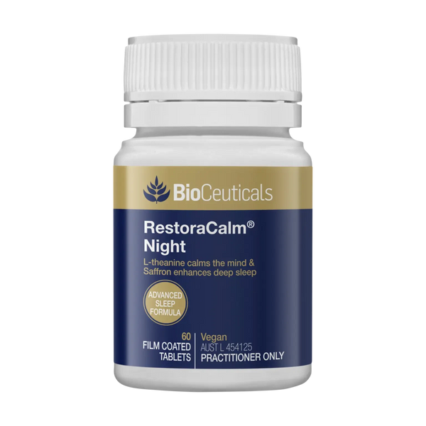 Bioceuticals RestoraCalm Night 60t Supplement Bioceuticals Pty Ltd 