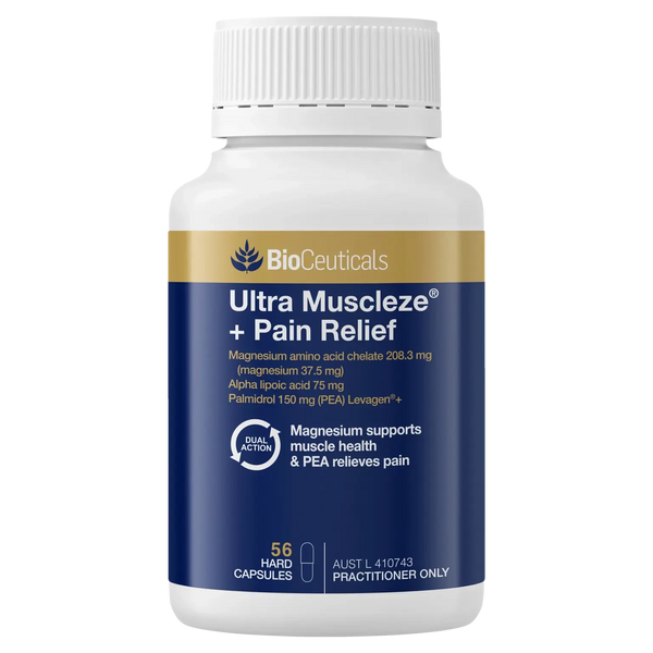 Bioceuticals Ultra Muscleze + Pain Relief 56c Supplement Bioceuticals Pty Ltd 