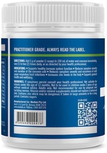Bioglan Medlab Manuka-C Orange Mango 105g Supplement Oborne Health Supplies/CH2 