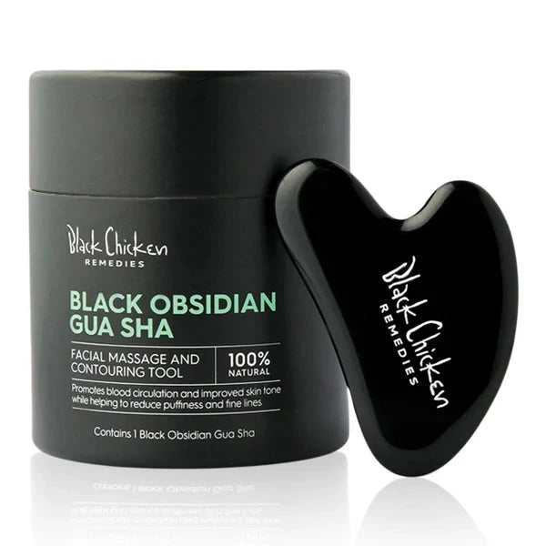 Black Chicken Remedies Black Obsidian Gua Sha Health & Beauty Black Chicken Remedies 