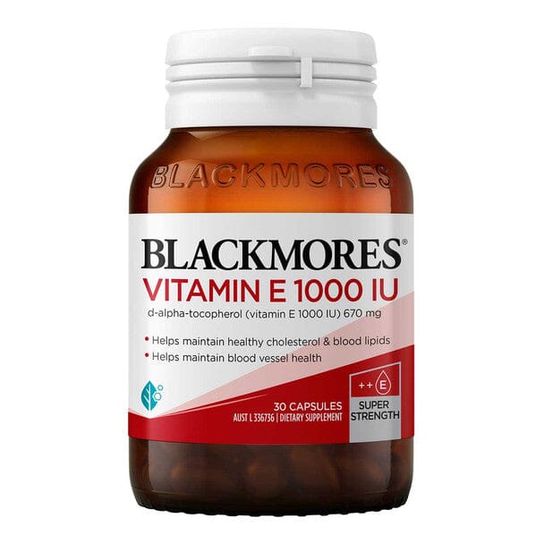 Blackmores Natural E 1000iu Supplement Oborne Health Supplies/CH2 