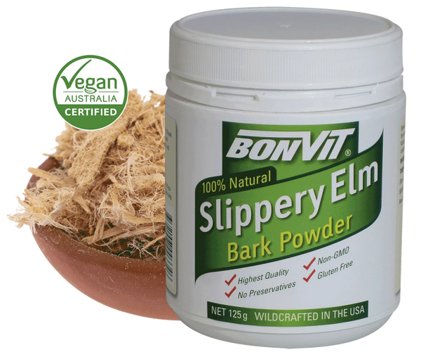 Bonvit 100% Natural Slippery Elm Bark Powder 125g Supplement Oborne Health Supplies/CH2 