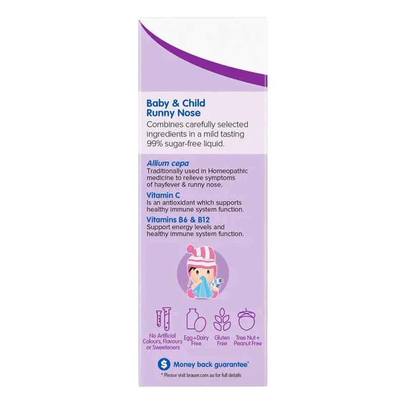 Brauer Baby & Child Runny Nose Oral Liquid 100ml Supplement Oborne Health Supplies/CH2 