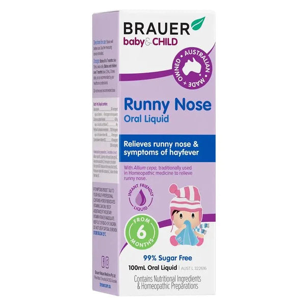 Brauer Baby & Child Runny Nose Oral Liquid 100ml Supplement Oborne Health Supplies/CH2 
