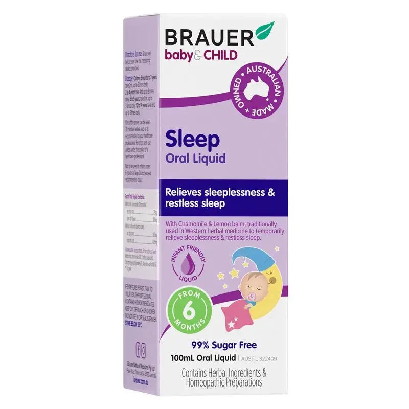 Brauer Baby & Child Sleep Oral Liquid 100ml Supplement Oborne Health Supplies/CH2 