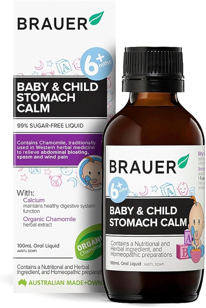 Brauer Baby & Child Stomach Calm 100ml Supplement Oborne Health Supplies/CH2 