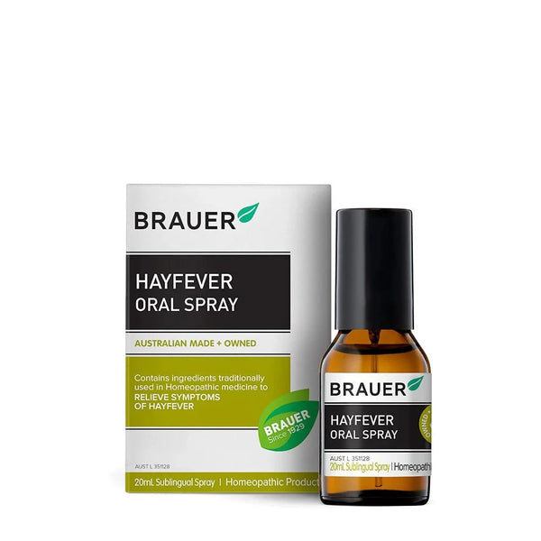 Brauer Hayfever Oral Spray Supplement Oborne Health Supplies/CH2 