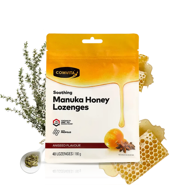 Comvita Manuka Honey Lozenges Aniseed 40 pc Grocery Unique Health Products 