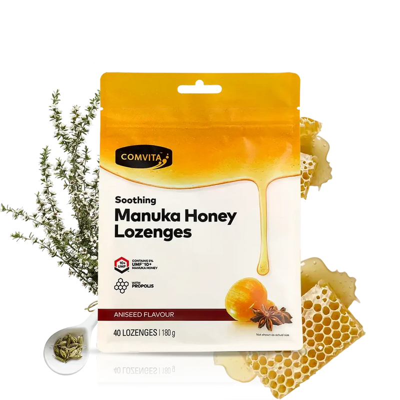Comvita Manuka Honey Lozenges Aniseed 40 pc Grocery Unique Health Products 