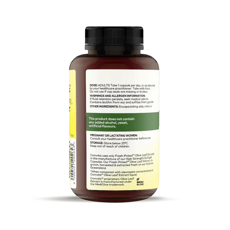 Comvita Olive Leaf Soft Gel Capsules Supplement Unique Health Products 