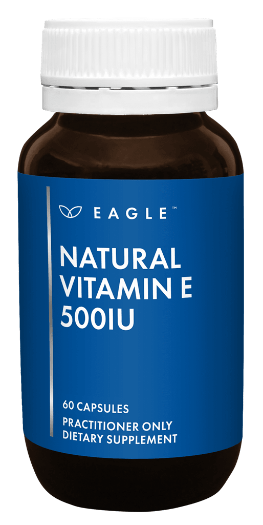 Eagle Natural Vitamin E 500IU 60 Capsules Supplement Integria Health Care 