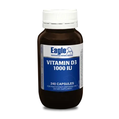 Eagle Vitamin D3 1000IU 240 Capsules Supplement Integria Health Care 