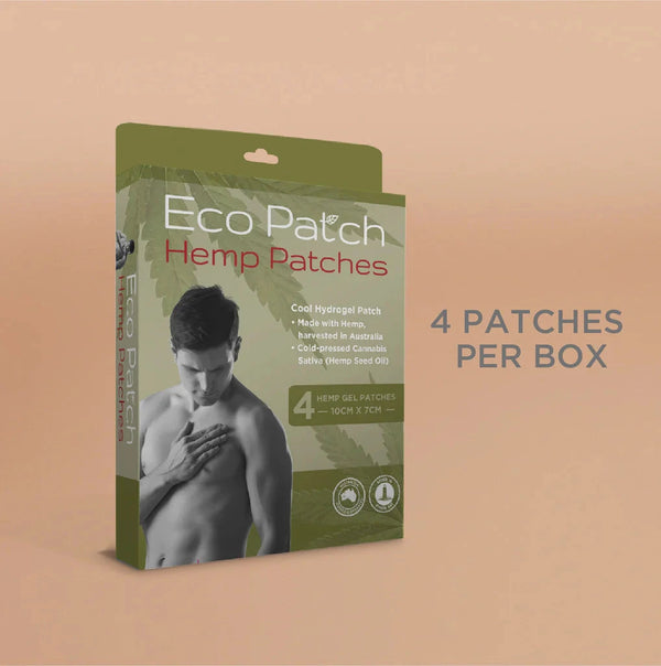 Eco Pain - Hemp Patches (4 Patches) Health & Beauty Nathan Small Enterprises (NSE) 