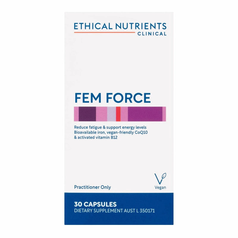 Ethical Nutrients Clinical Fem Force 30 capsules Supplement Metagenics (Aust) Pty Ltd 