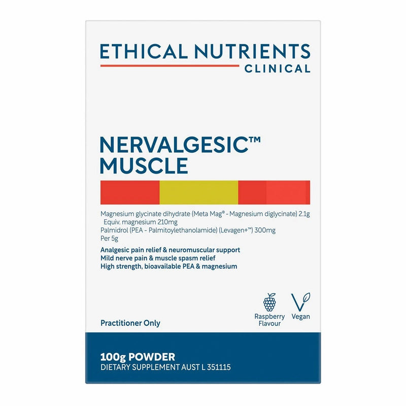 Ethical Nutrients Clinical Nervalgesic Muscle 100g Supplement Metagenics (Aust) Pty Ltd 
