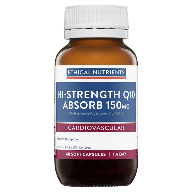 Ethical Nutrients CoQ10 150mg Supplement Metagenics (Aust) Pty Ltd 