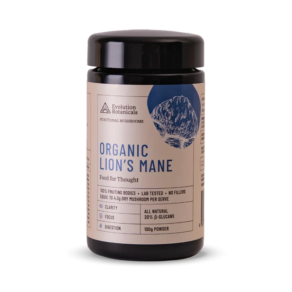 Evolution Botanicals Lion's Mane Extract 100g Supplement Unique Health Products 