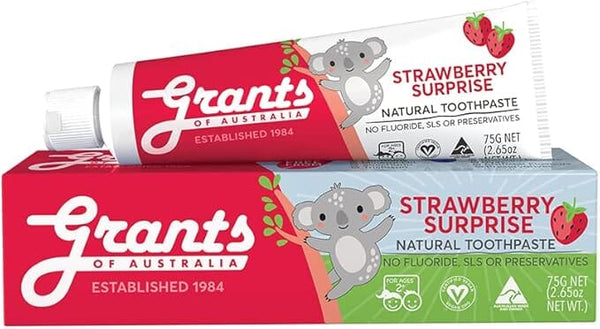 Grants Of Australia Natural Toothpaste Kids 75g Health & Beauty Oborne Health Supplies/CH2 