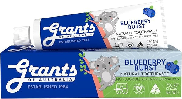 Grants Of Australia Natural Toothpaste Kids 75g Health & Beauty Oborne Health Supplies/CH2 