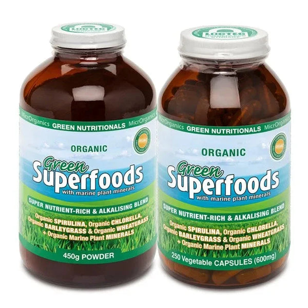 Green Nutritionals Green Superfoods 600mg 250vc Supplement Oborne Health Supplies/CH2 