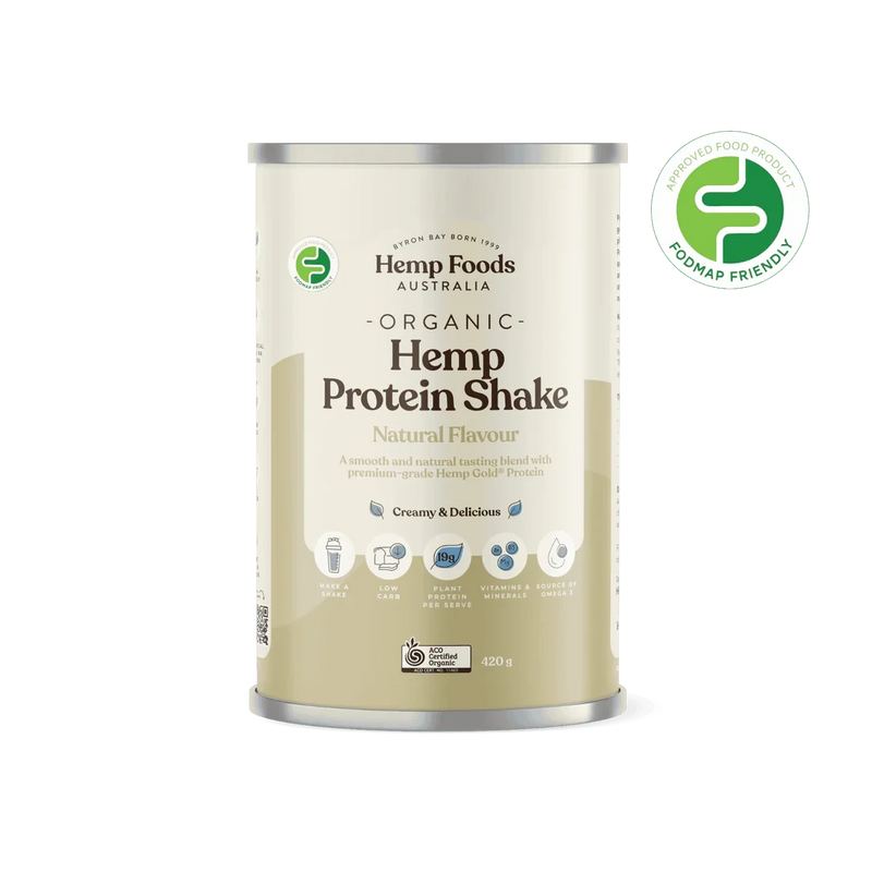 Hemp Foods Australia Hemp Protein Shake 420g Supplement Unique Health Products 