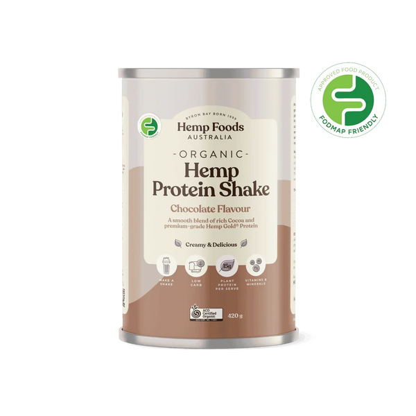 Hemp Foods Australia Hemp Protein Shake 420g Supplement Unique Health Products 